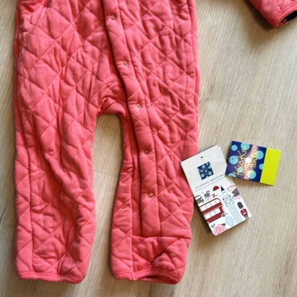 Kickee Pants bamboo quilted hoodie coverall size 12-18m NWT - Picture 4 of 6